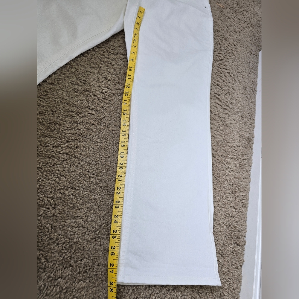 NWOT Frye High Waisted White Jeans Sz. 12/31 - Picture 8 of 10